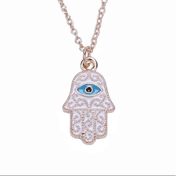 Jewelry - Hands Evil Eye Gold Filled Necklace